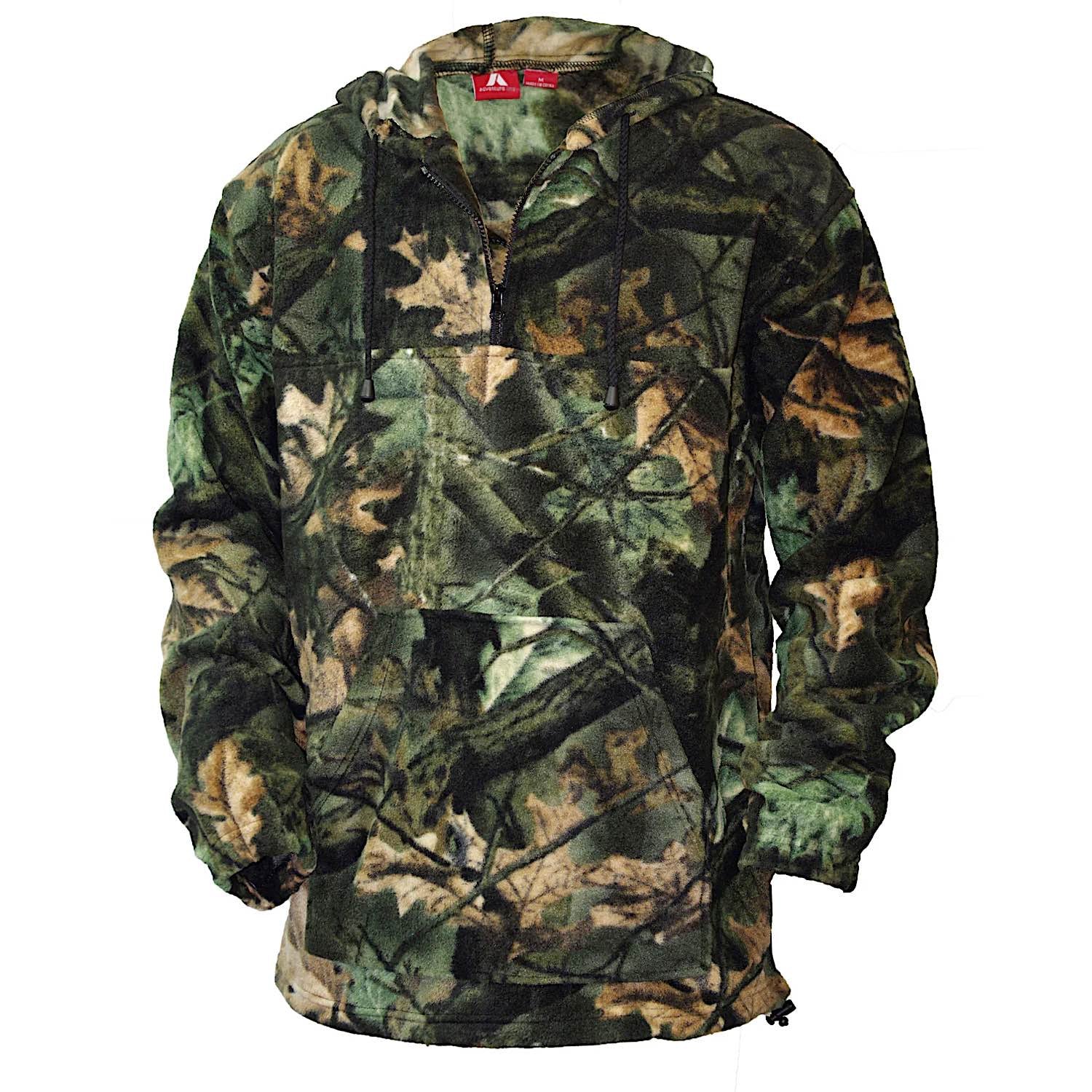 Adventureline Kid's Camo Half Zip Hoodie - Camo