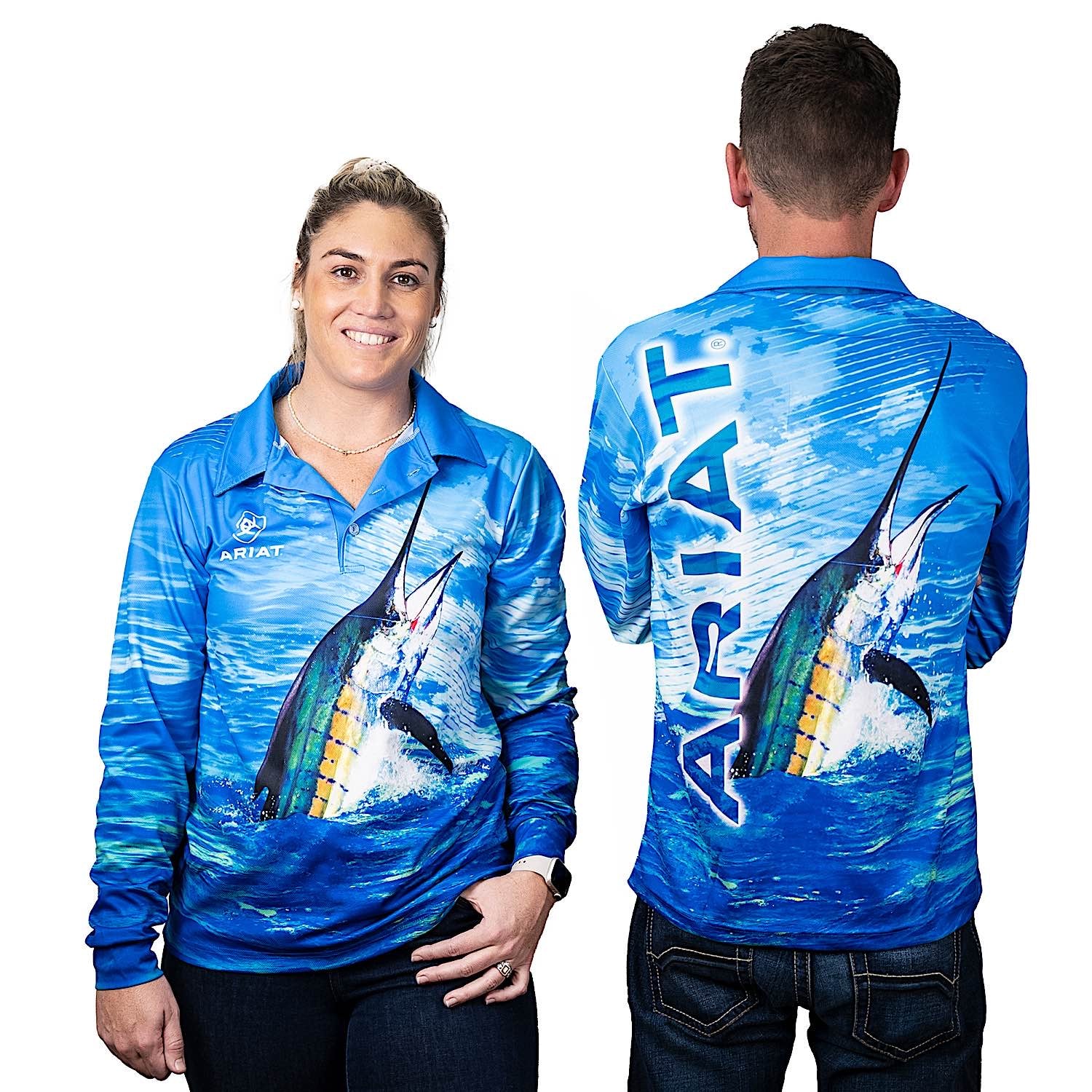 Ariat Adult Fishing Shirt - Mr Marlin - Image 2