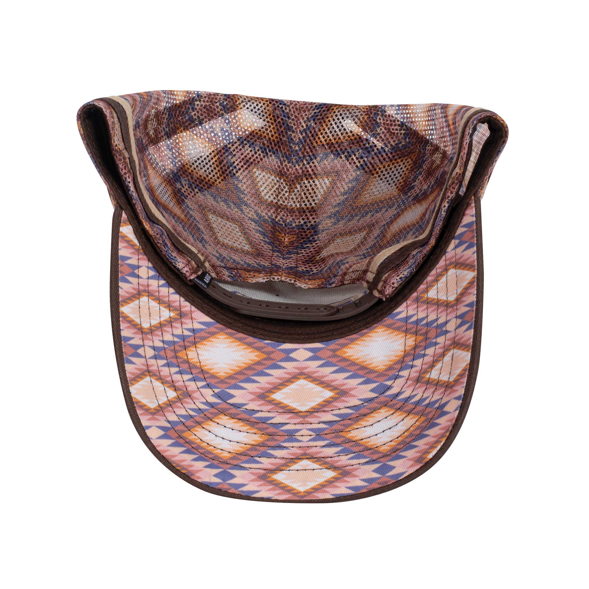 Ariat Aztec Mesh Trucker Cap - Aztec Blanket - Image 2