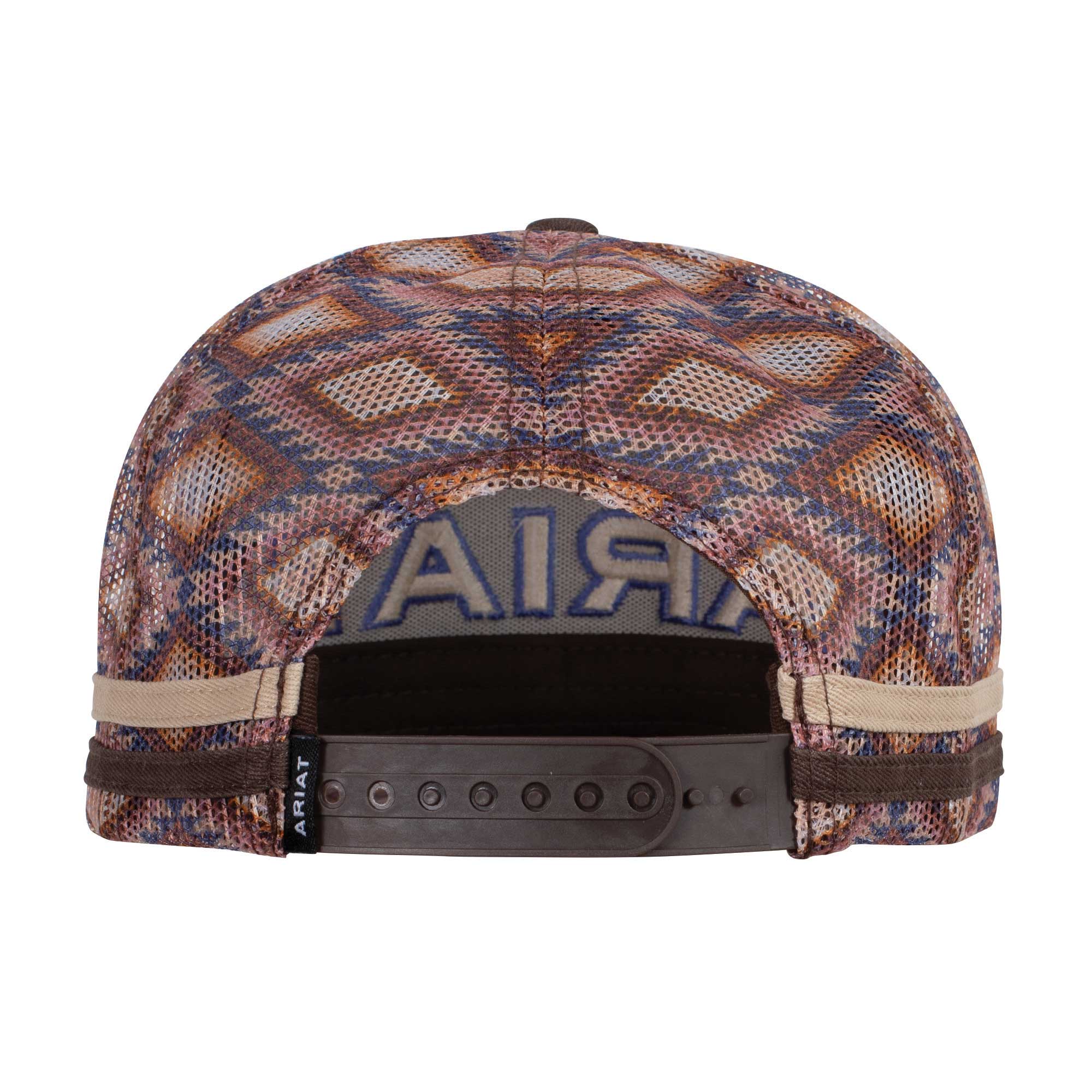 Ariat Aztec Mesh Trucker Cap - Aztec Blanket - Image 3