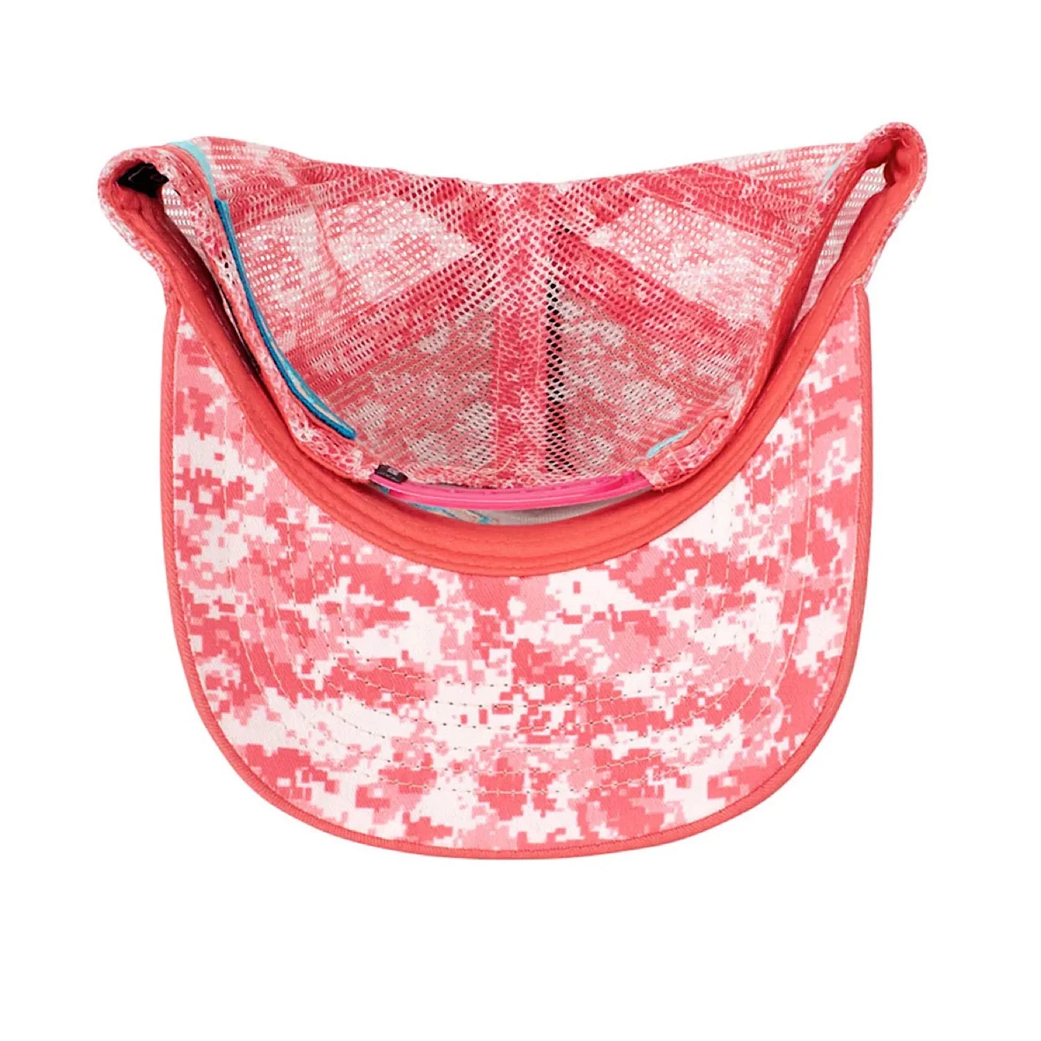 Ariat Digi Camo Trucker Cap Pink Lemonade - Image 3