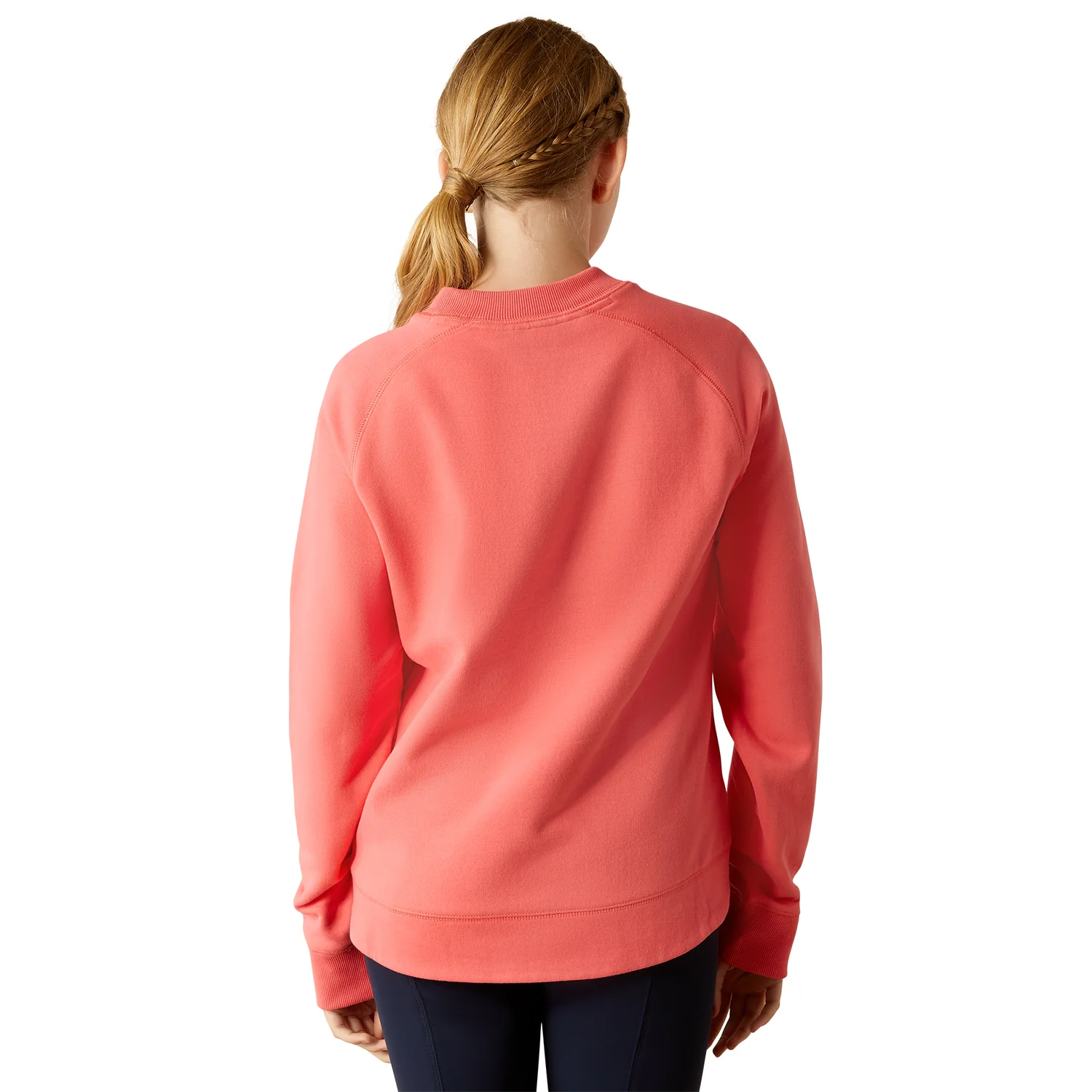 Ariat Girl's Benicia Sweatshirt - Coral Paradise - Image 2