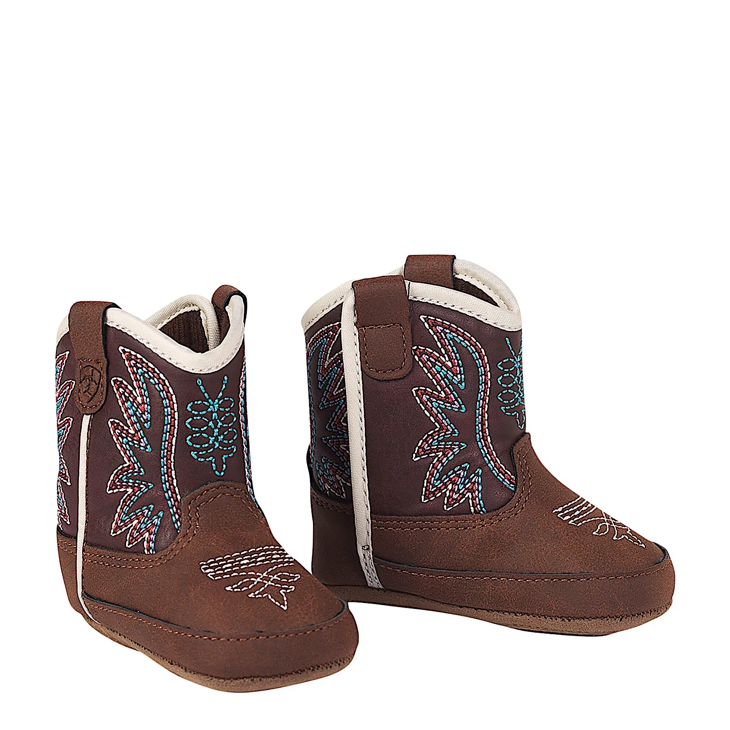 Ariat Infant Lil' Stomper Briar Boots - Brown/Purple - Image 2