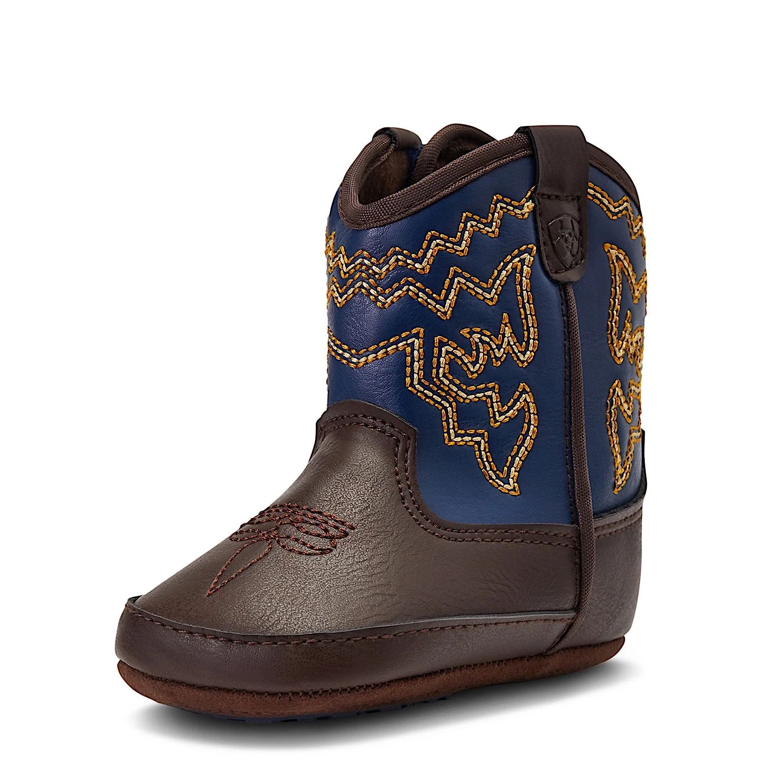 Ariat Infant Lil' Stomper Deadwood Boots - Brown/Blue