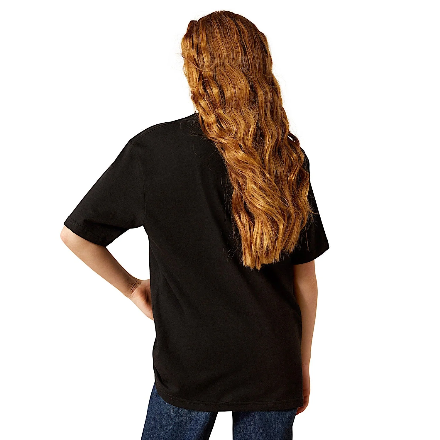 Ariat Kid's Established Boot Co T-Shirt - Black - Image 2