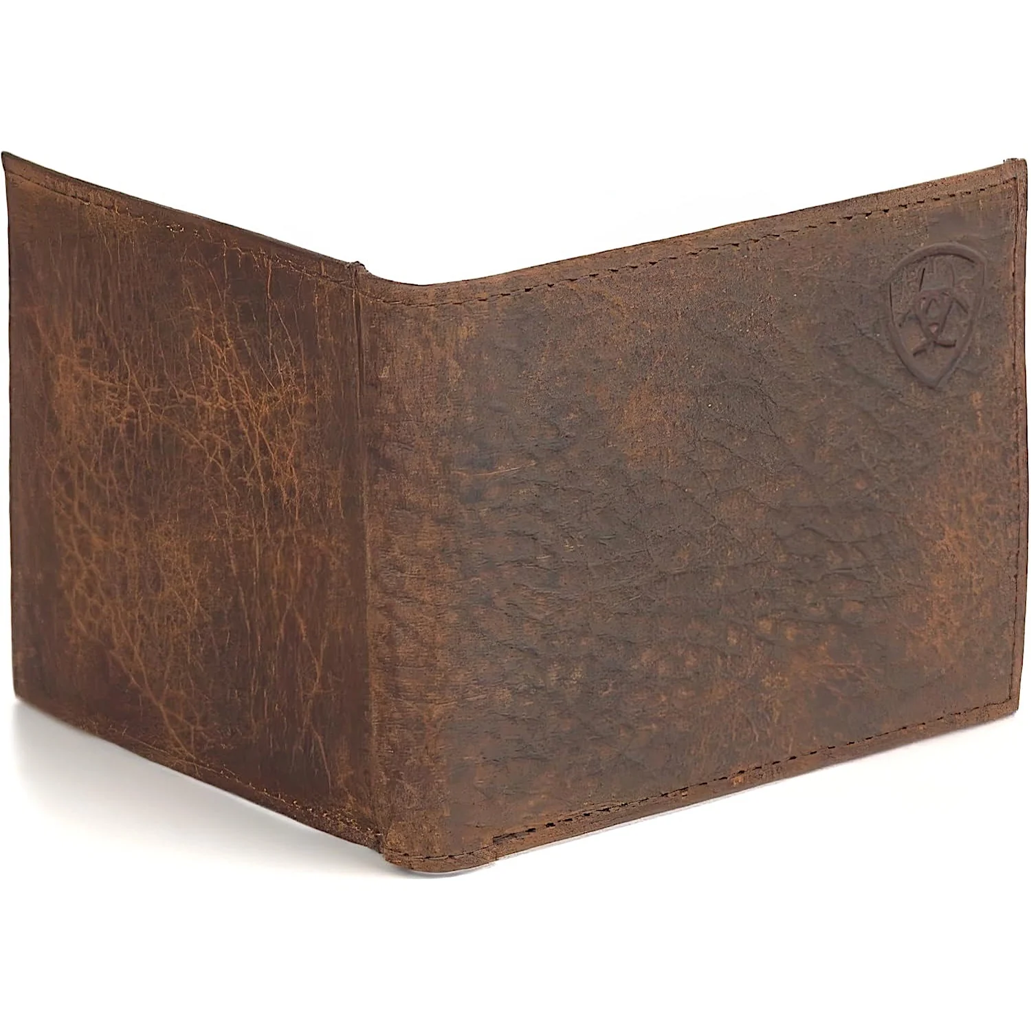 Ariat Men's Bifold Wallet Shield Logo - Brown - Image 2