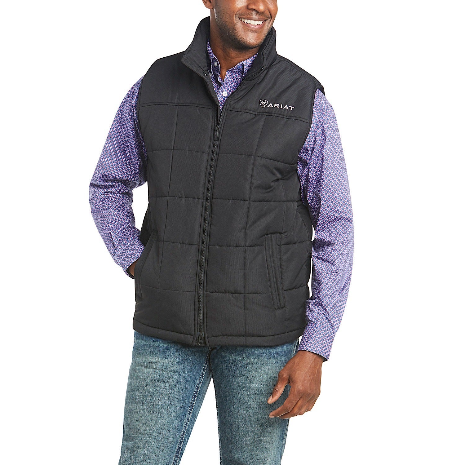 Ariat Men's Crius Insulated Vest - Black