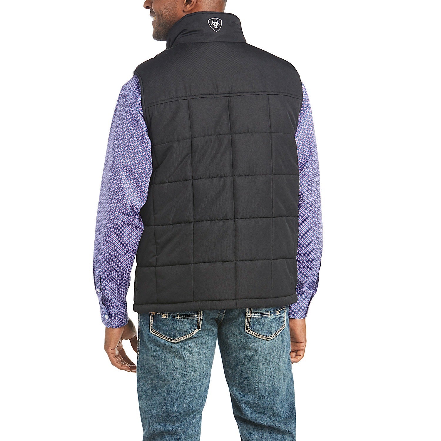 Ariat Men's Crius Insulated Vest - Black - Image 2