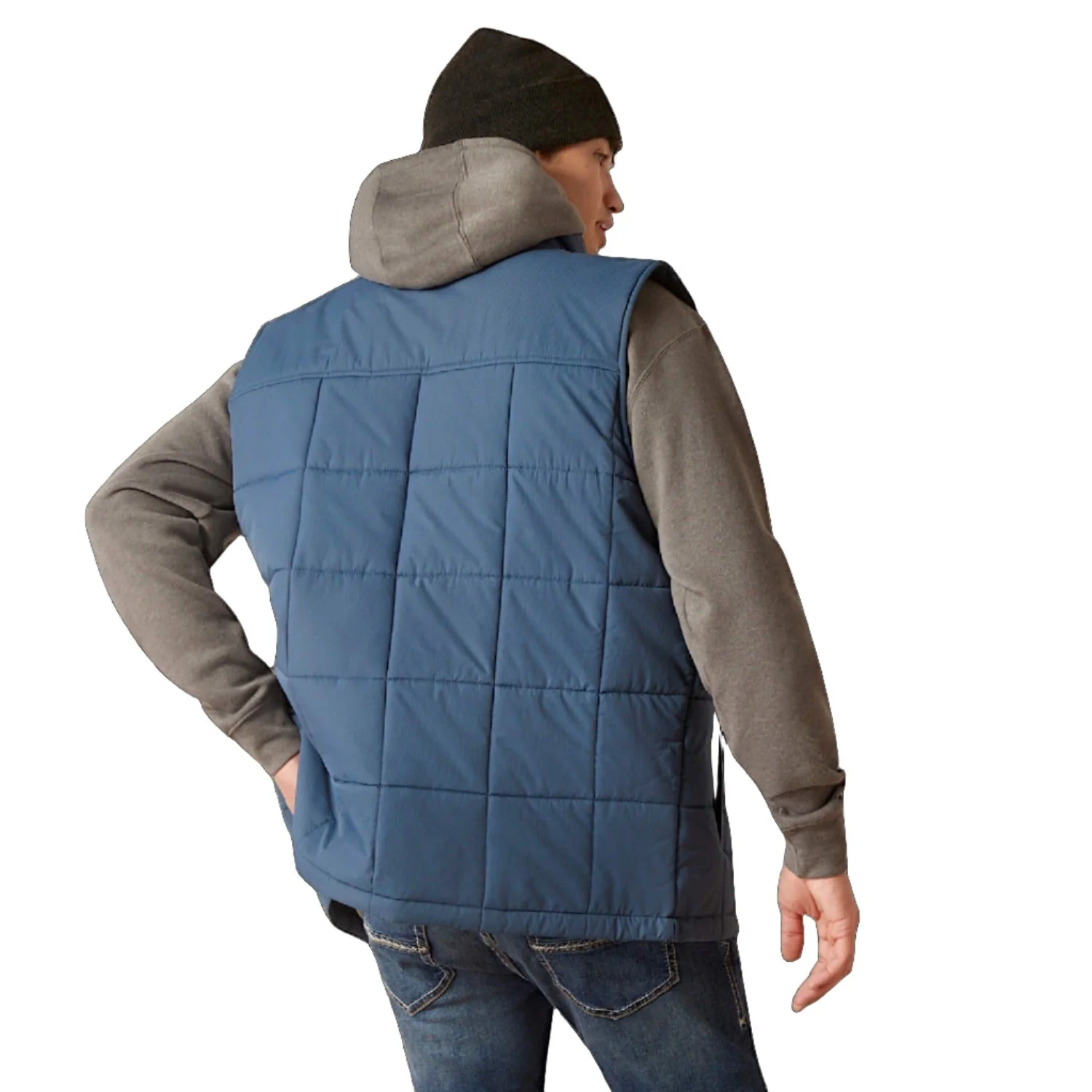 Ariat Men's Crius Insulated Vest - Steely - Image 2