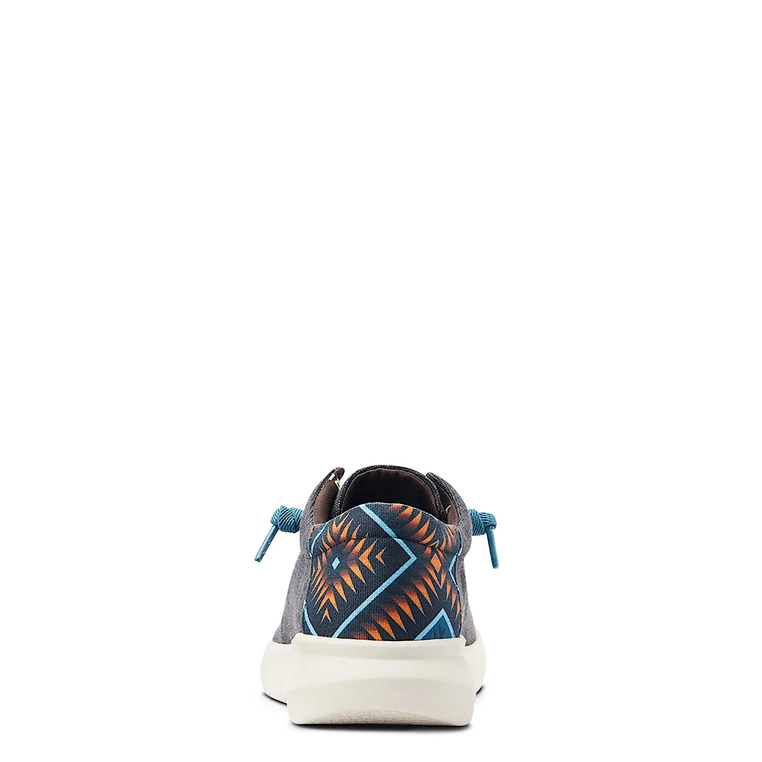 Ariat Mens Hilo Stretch Lace Charcoal Blue/Blue Aztec - Image 5