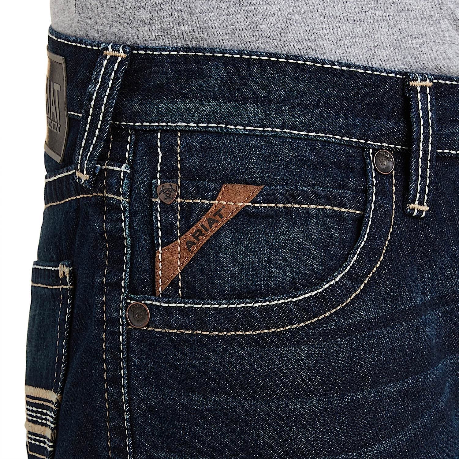 Ariat Men's M5 Straight Leg Jean - Winfield Roadhouse - Image 4