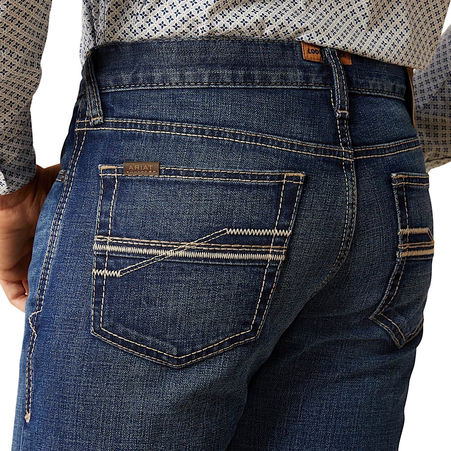 Ariat Men's M8 Modern Slim Straight Leg Jean - Ashton Champ - Image 4