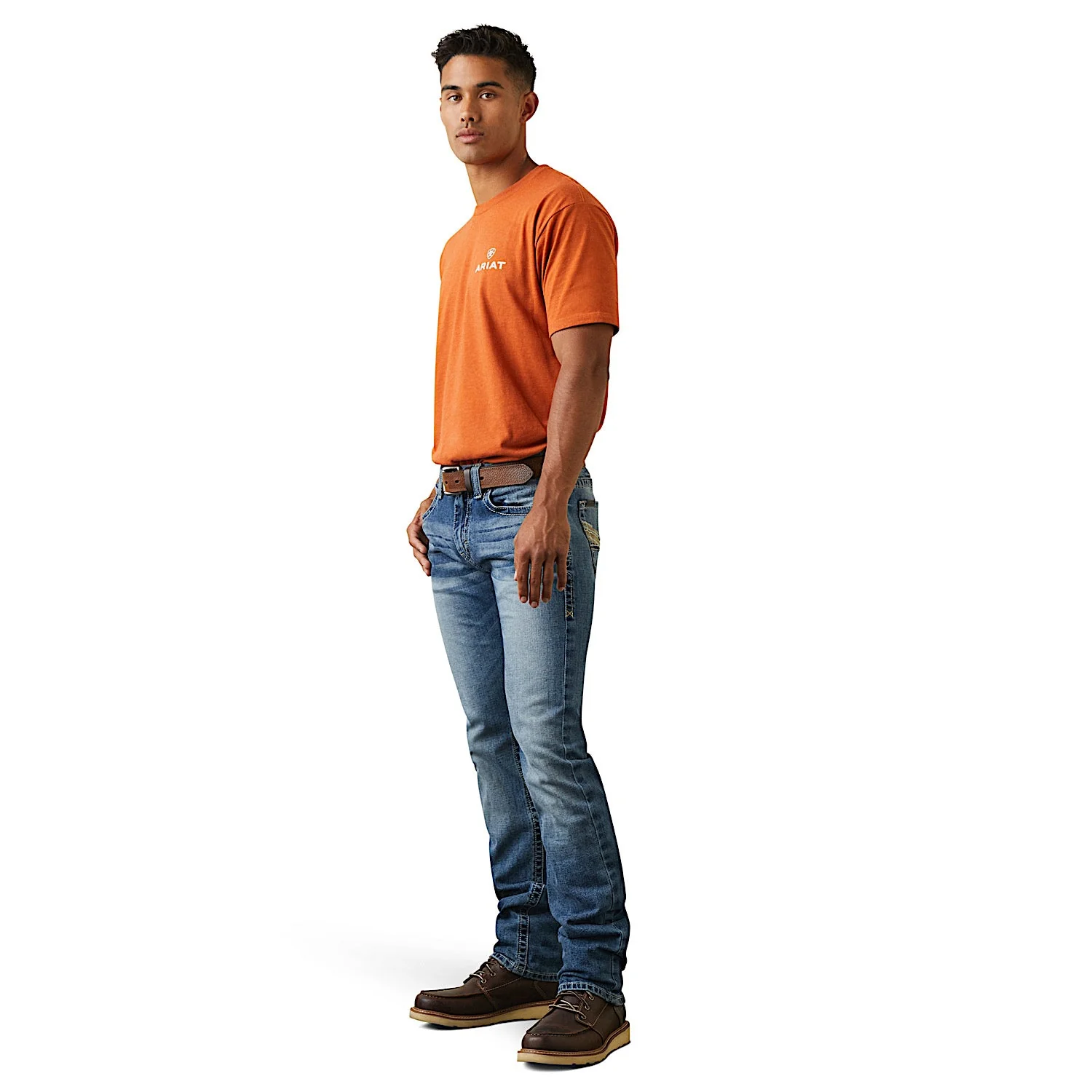 Ariat Mens M8 Slim Leg Jean Williams Dakota - Image 5