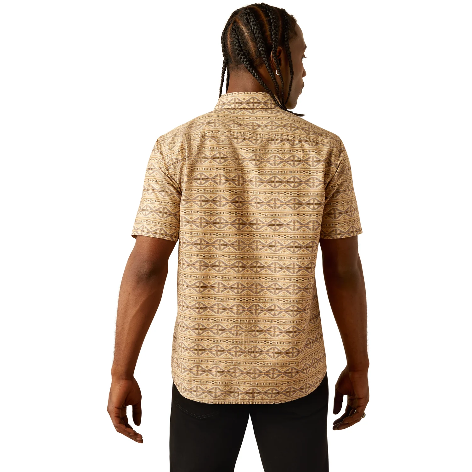 Ariat Men's Merritt Modern Fit Shirt - Beige - Image 2