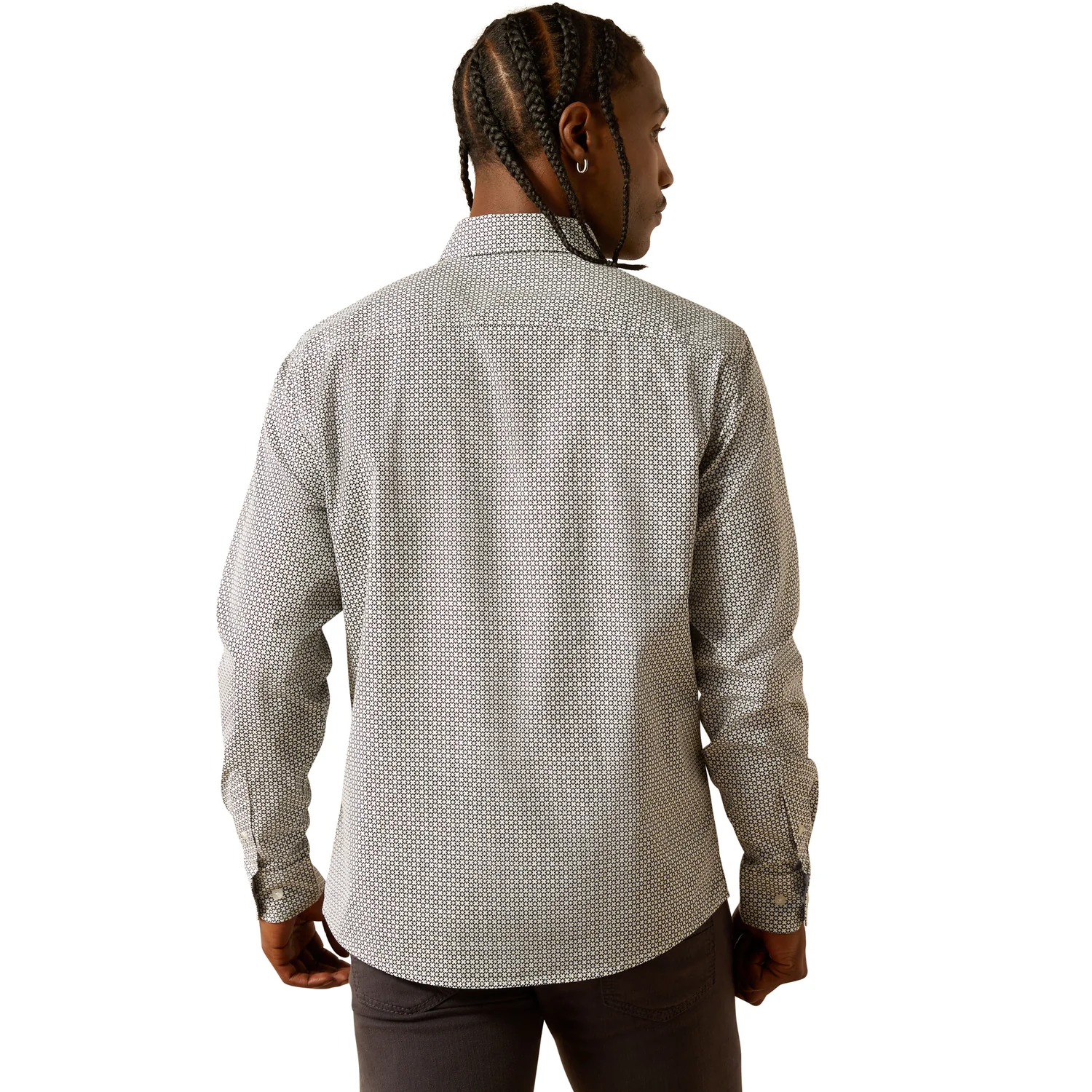 Ariat Men's Meyer Modern Fit Shirt - White - Image 2