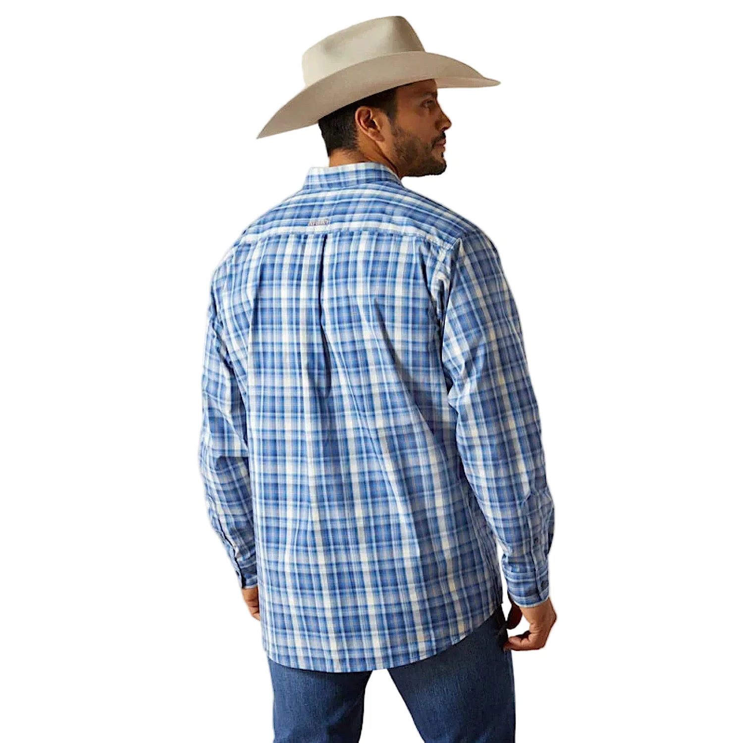Ariat Men's Pro Series Soloman Shirt - Royal Blue - Image 2