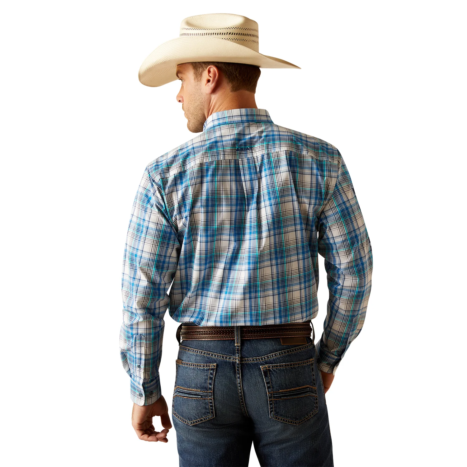 Ariat Men's Pro Series Team Classic Fit Griffen Shirt - White - Image 2