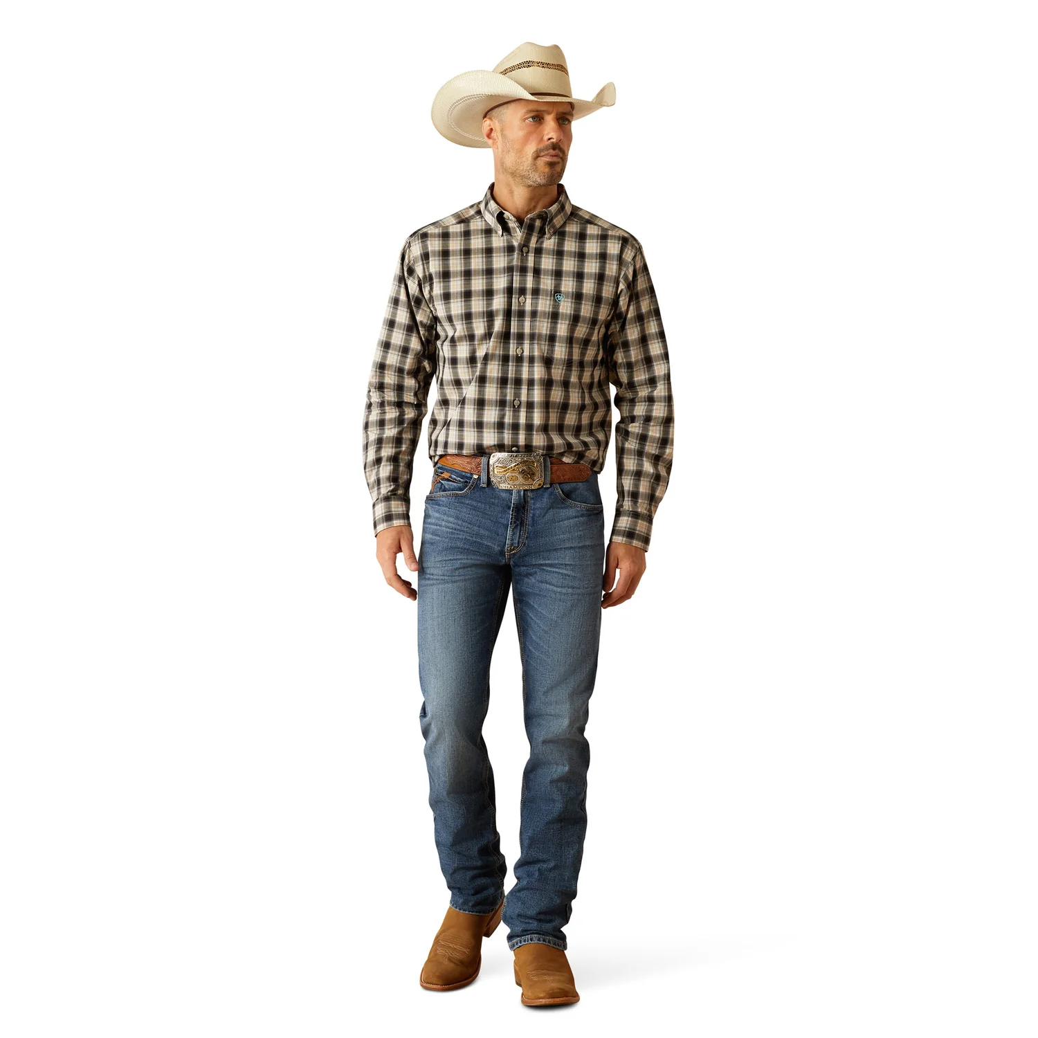 Ariat Men's Pro Series Team Garrett Classic Fit Shirt - Black - Image 5