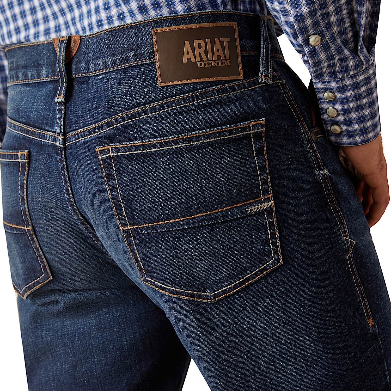 Ariat Men's Relaxed M4 Dustin Boot Cut - Drake - Image 5