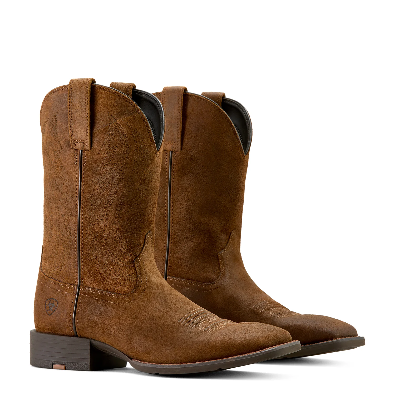 Ariat Men's Sport Big Country Cowboy Boot - Brown Roughout - Image 4