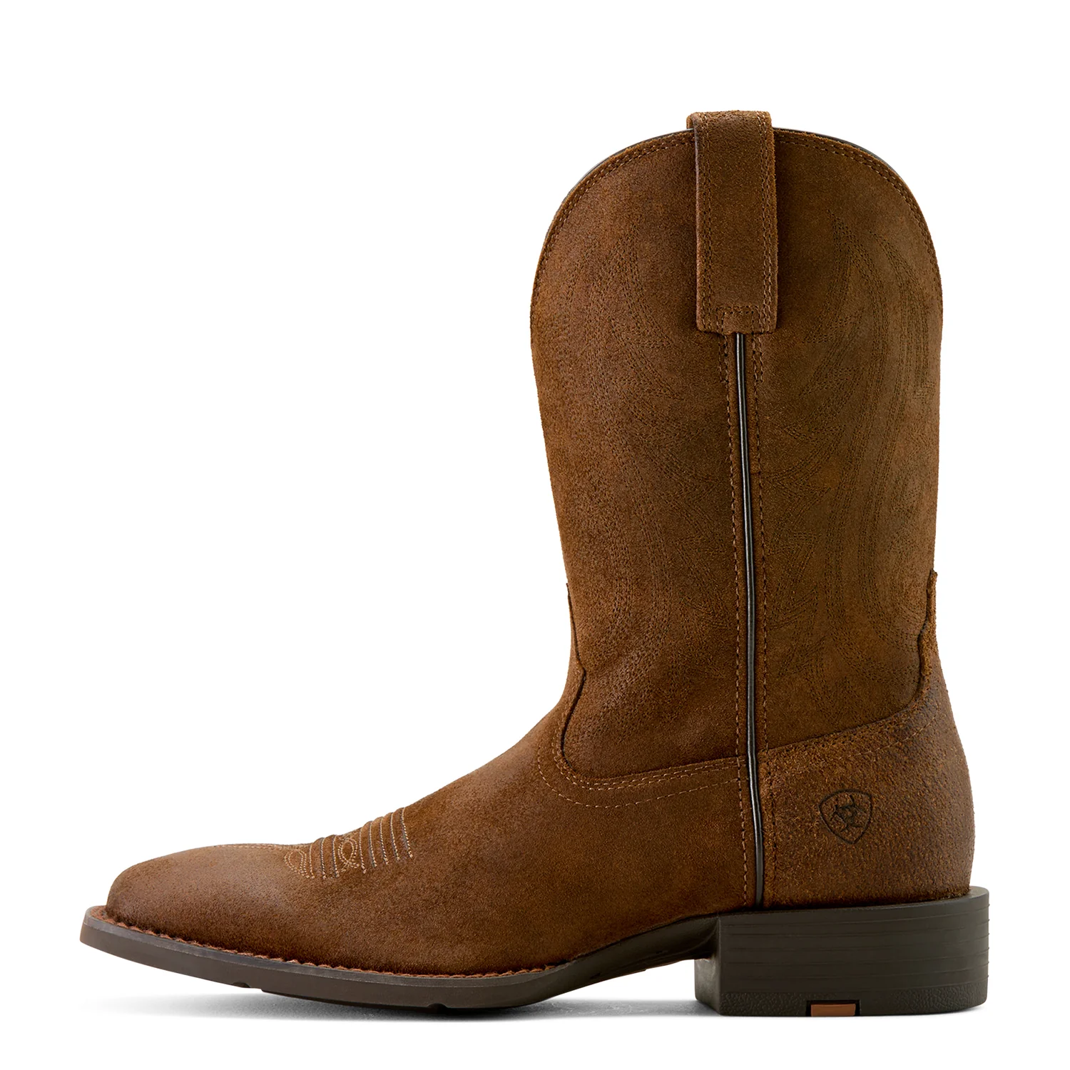 Ariat Men's Sport Big Country Cowboy Boot - Brown Roughout - Image 5