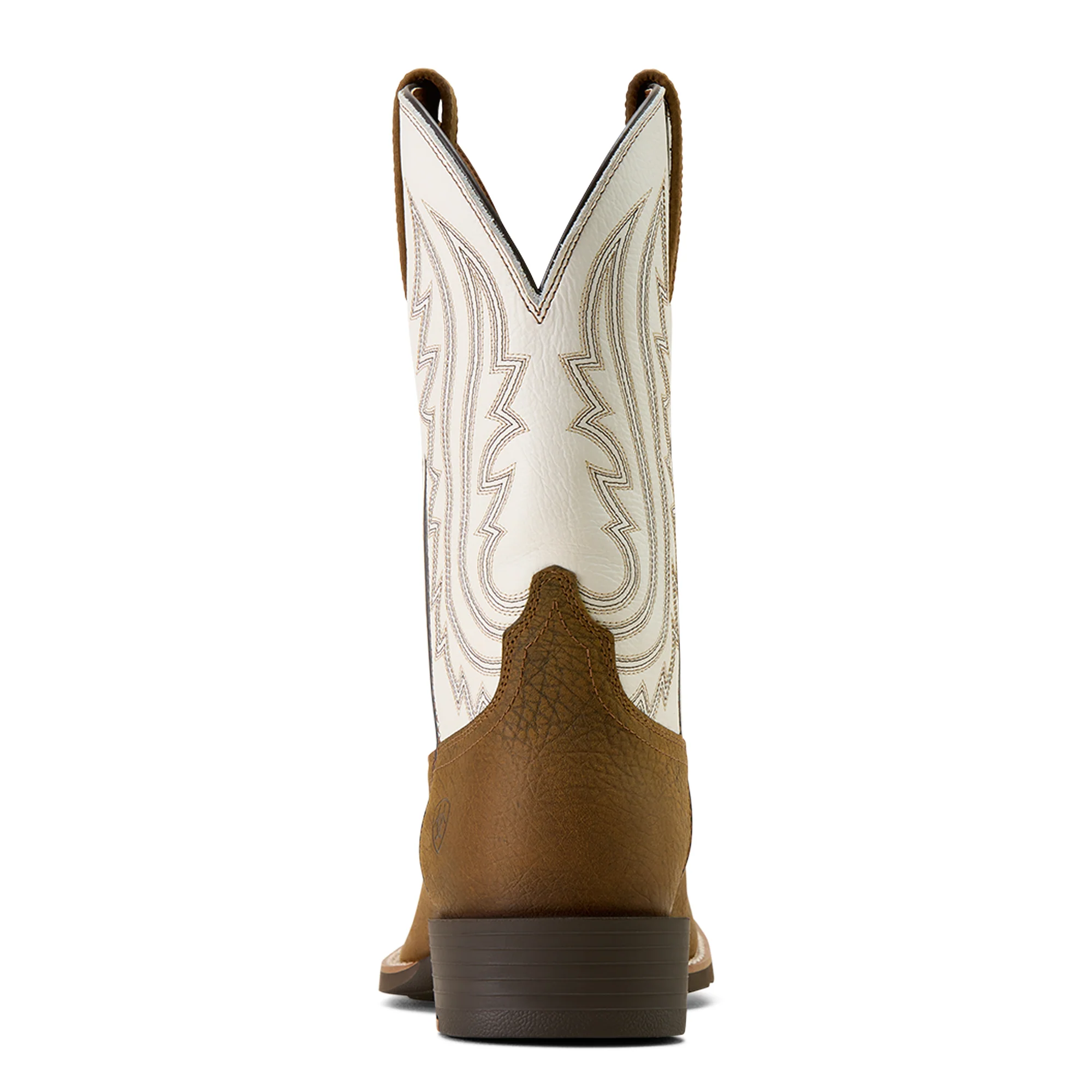 Ariat Men's Sport Big Country Wide Square Toe Boot - Mustang Brown/Smokey Cream - Image 3