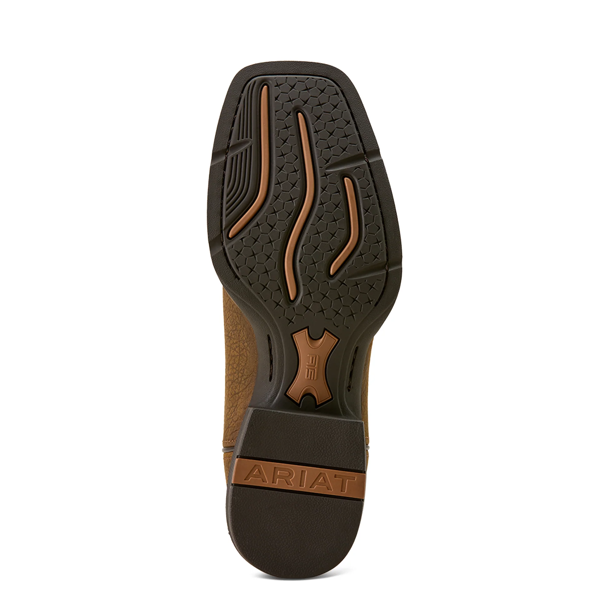 Ariat Men's Sport Big Country Wide Square Toe Boot - Mustang Brown/Smokey Cream - Image 4