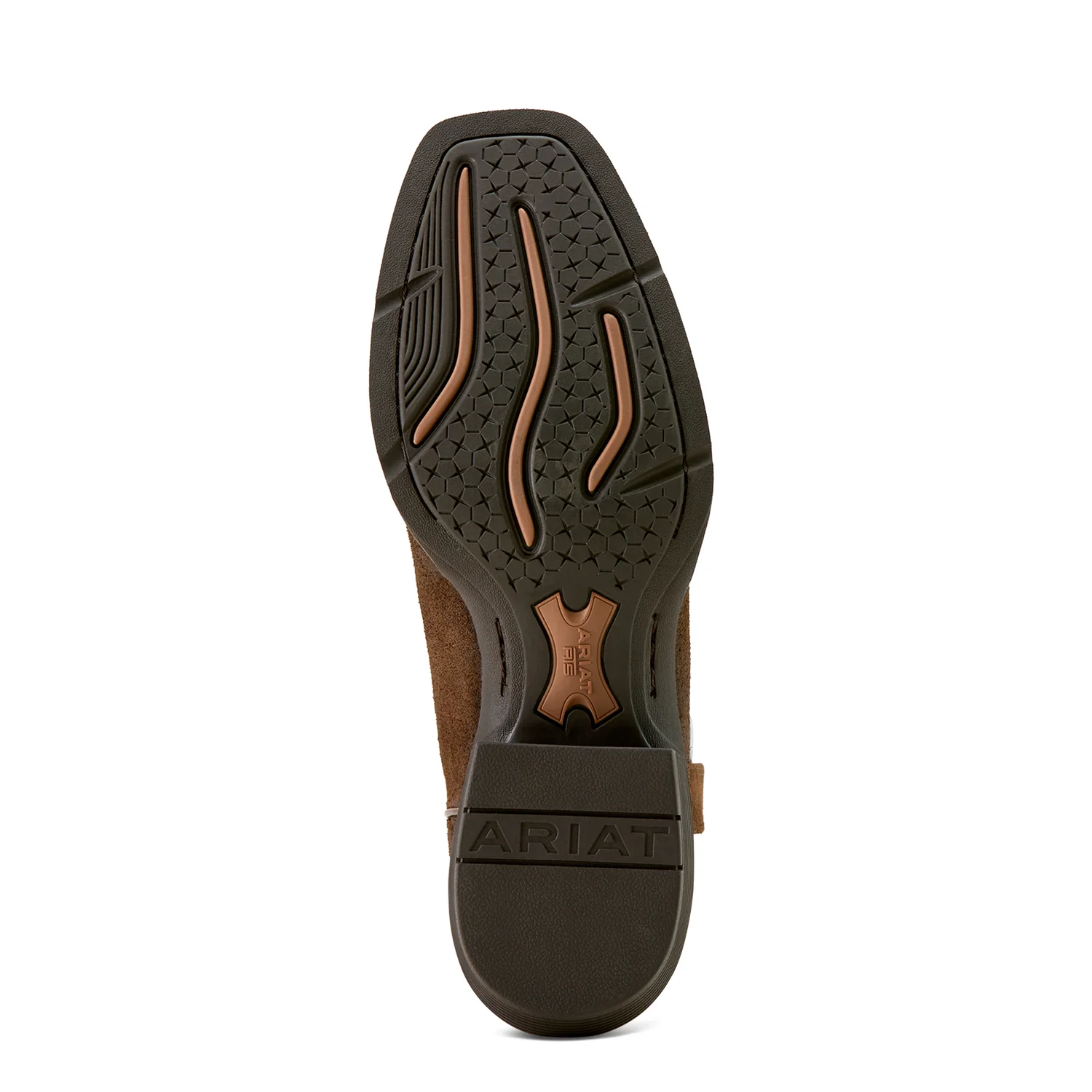 Ariat Men's Sport Narrow Cutter Western Boot - Aged Smokehouse Roughout/Midnight Blue - Image 4