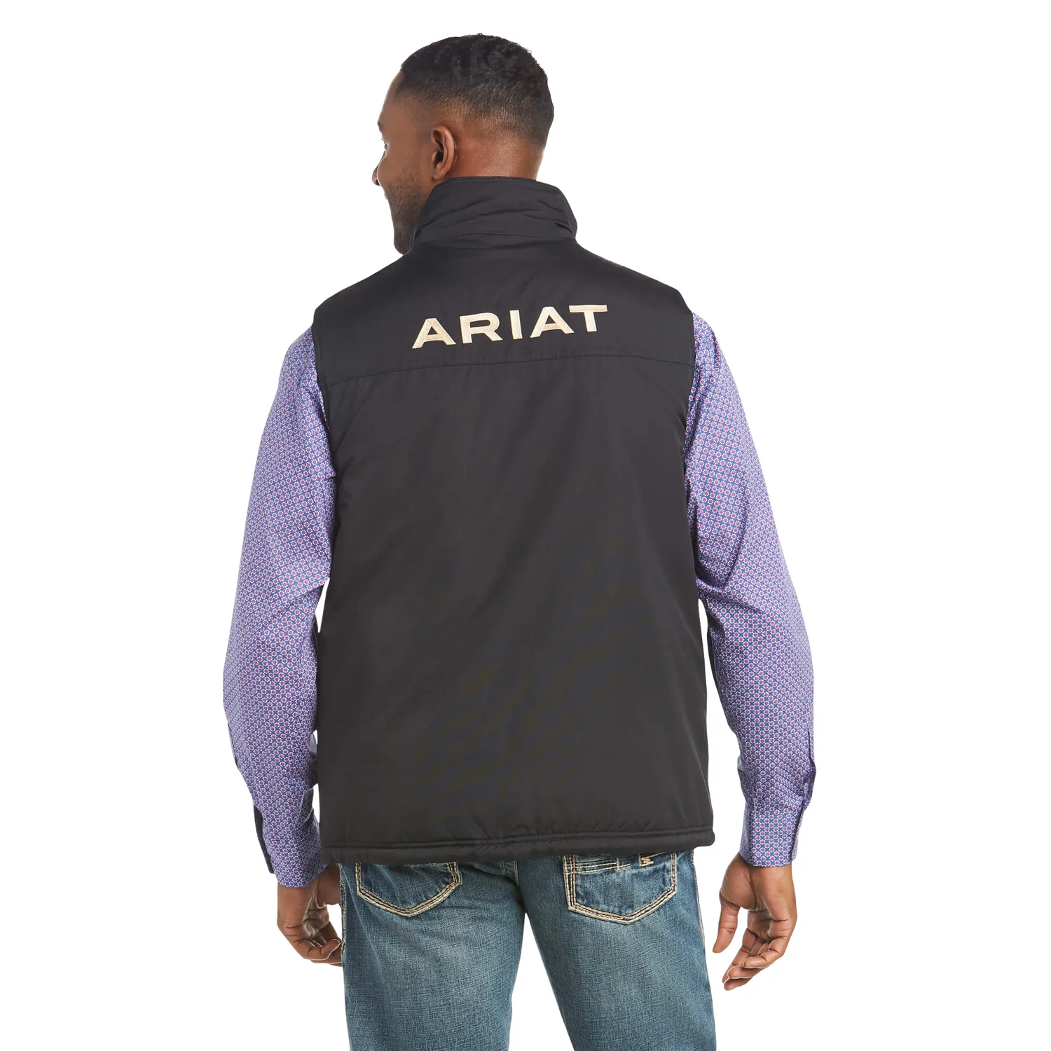 Ariat Men's Team Insulated Vest - Black - Image 2