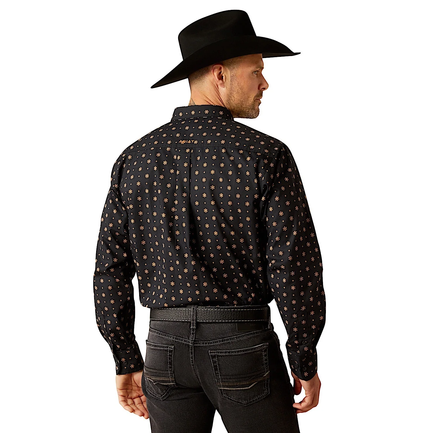 Ariat Men's Team Kelvin Shirt - Black/Dark Grey - Image 2