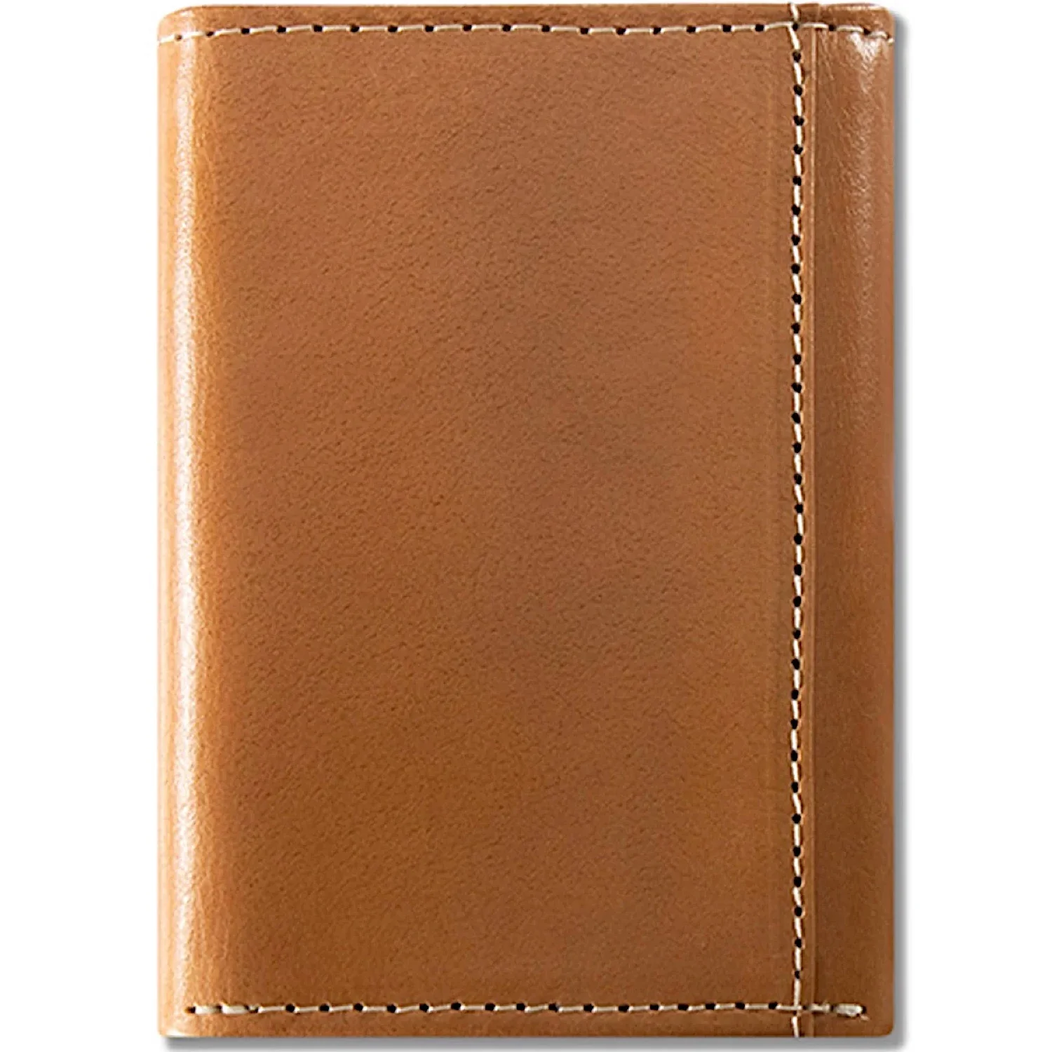 Ariat Men's Trifold Style Wallet Basket Weave Floral Shield - Tan - Image 3