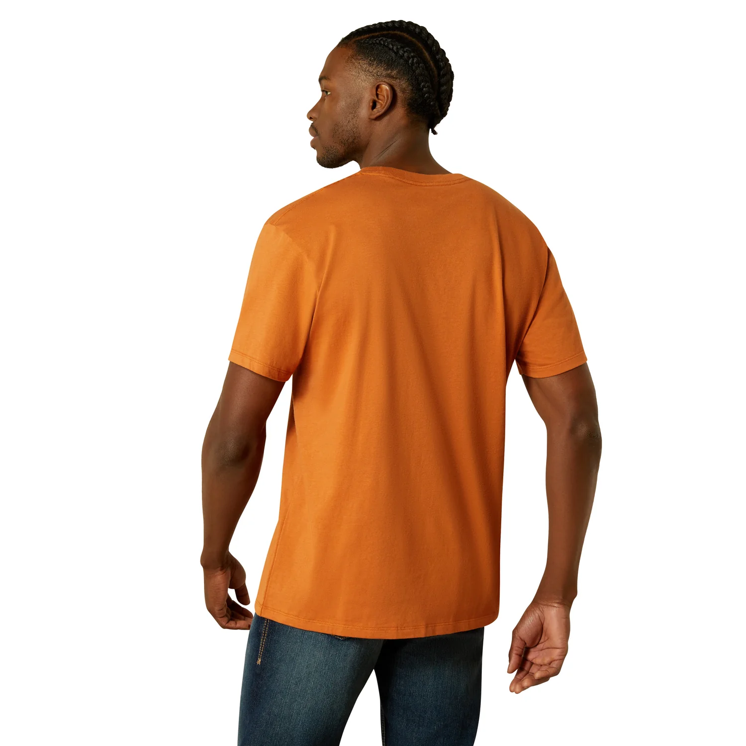 Ariat Men's Underlands Camo Badge Tee - Adobe - Image 2