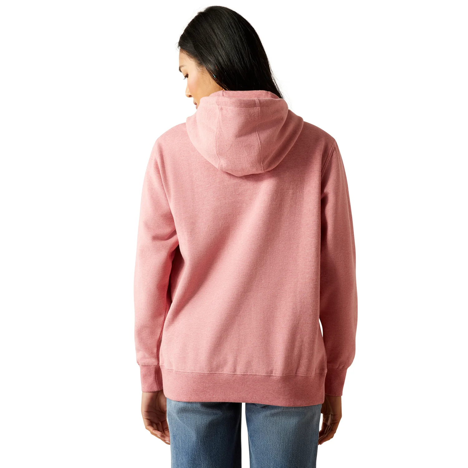 Ariat Women's Ariat Logo 2.0 Hoodie - Rose Wine - Image 2