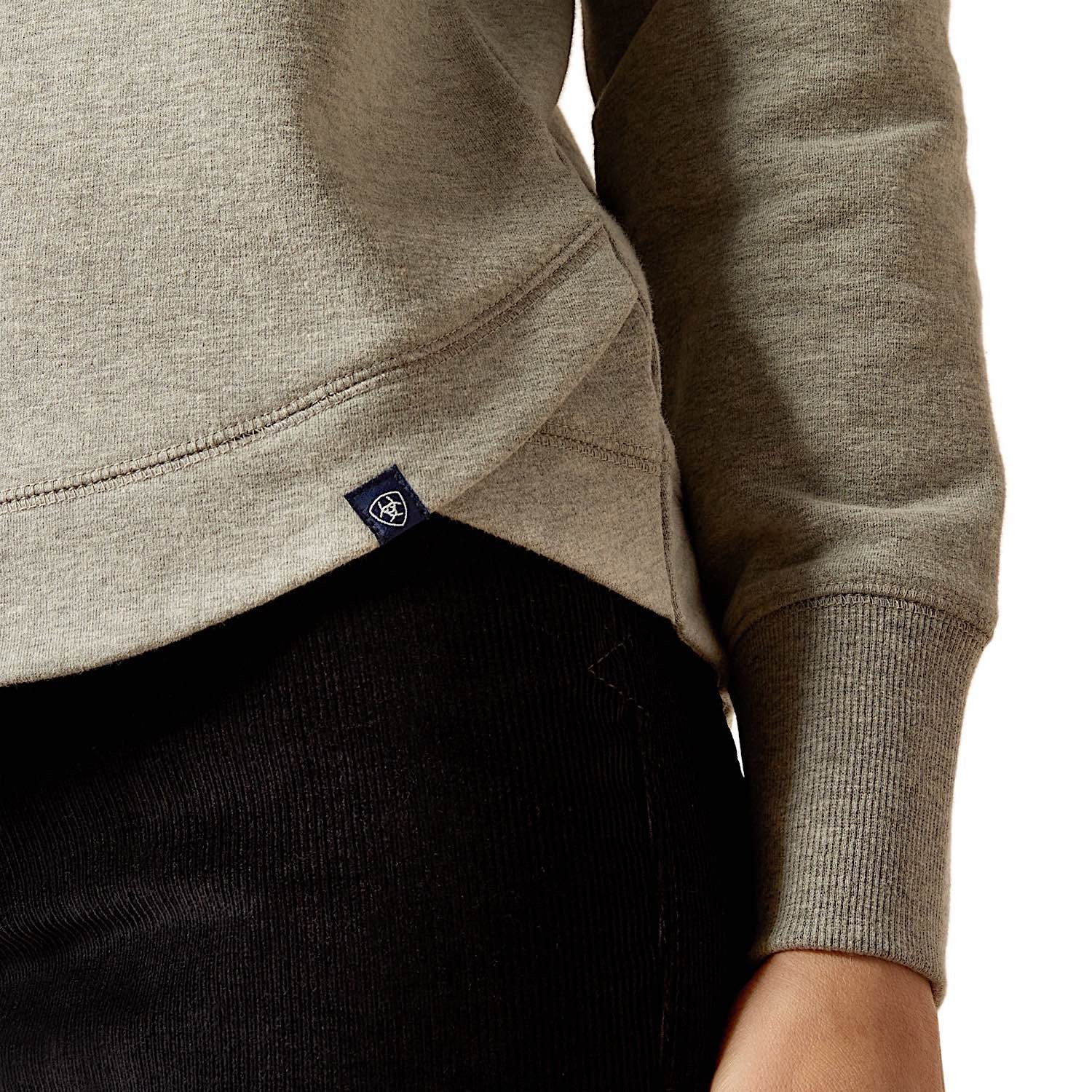 Ariat Women's Benicia Sweatshirt - Heather Grey - Image 3