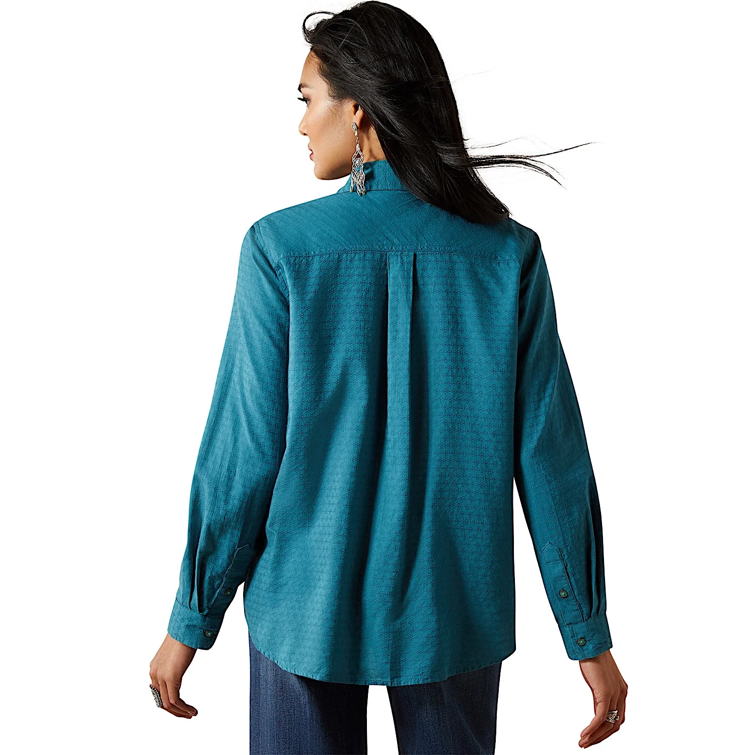 Ariat Women's Billie Jean Shirt - Dragonfly Dobby - Image 2