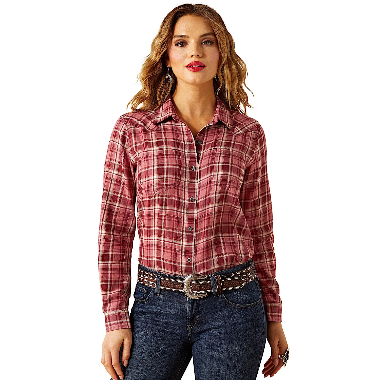 Ariat Women's Billie Jean Shirt - Sunkissed Plaid