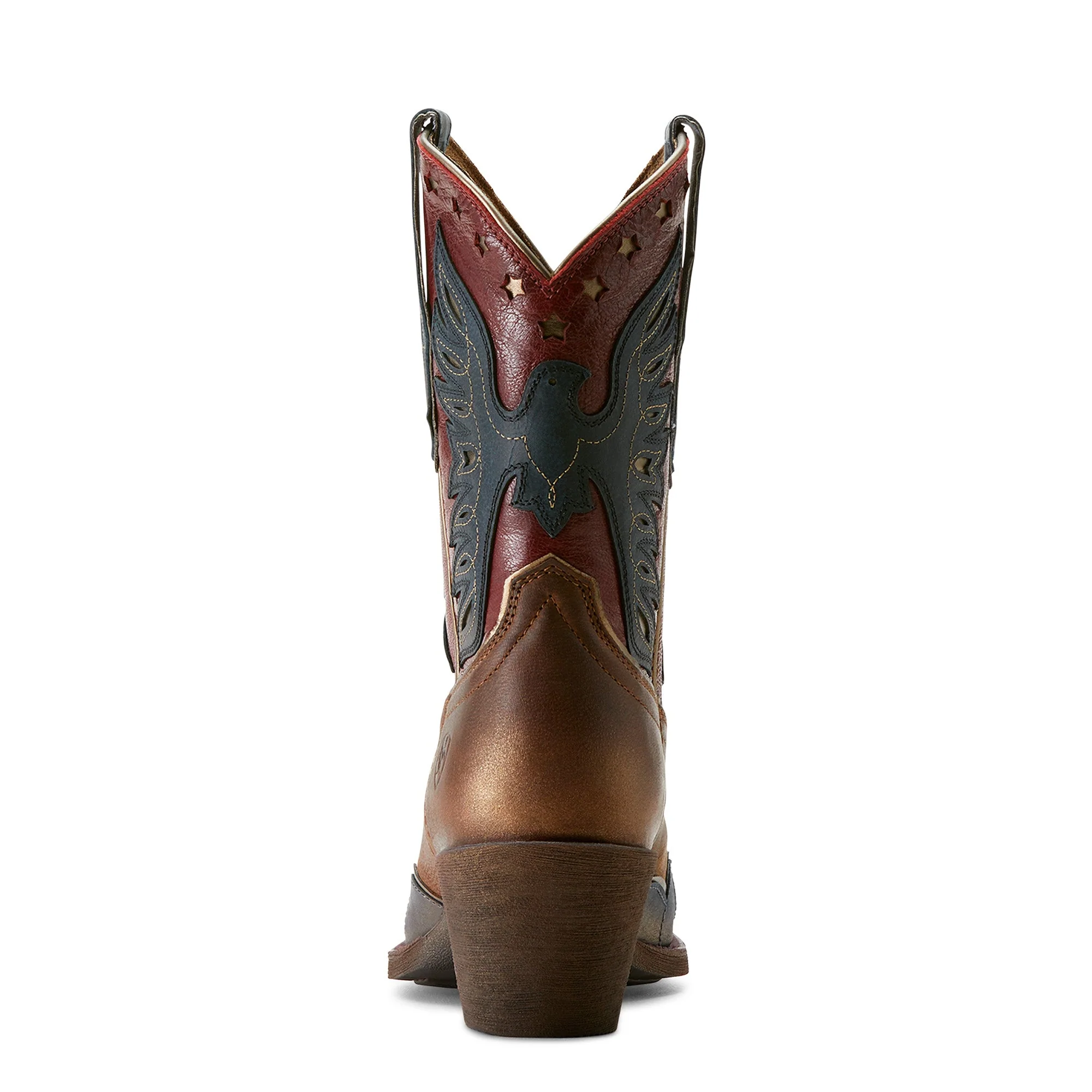 Ariat Women's Bravery Boot - Dusted Fresh Denim/Sassy Brown/Eagle Pride - Image 5