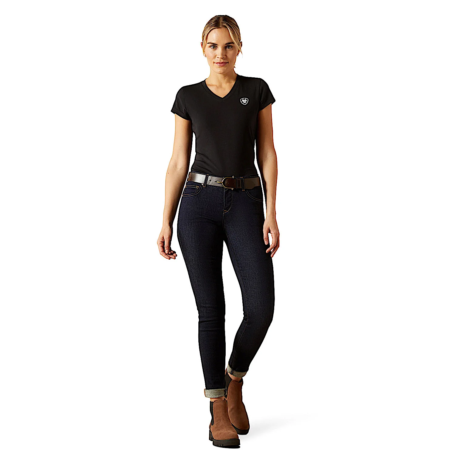 Ariat Women's BV Logo T-Shirt - Black - Image 2