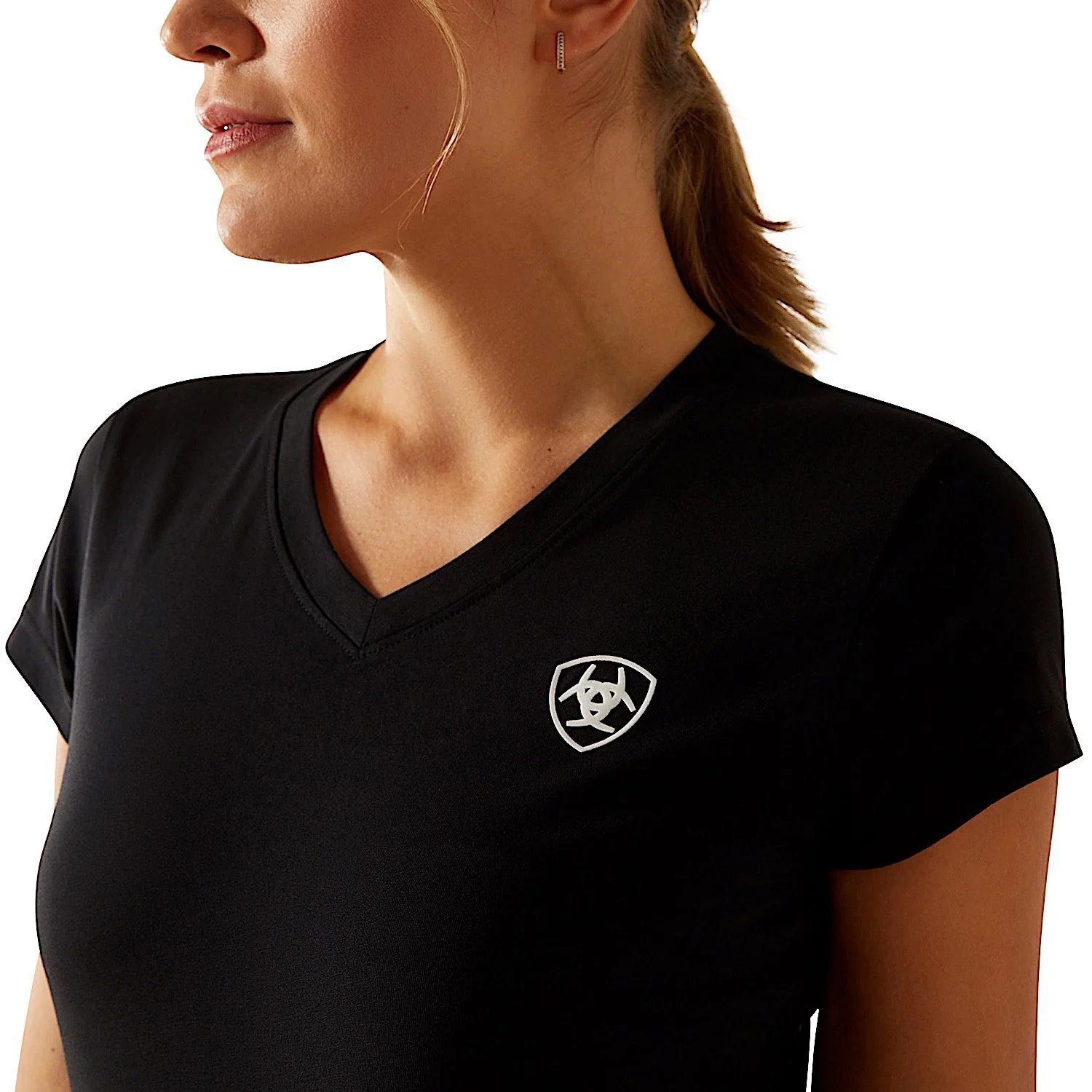 Ariat Women's BV Logo T-Shirt - Black - Image 3