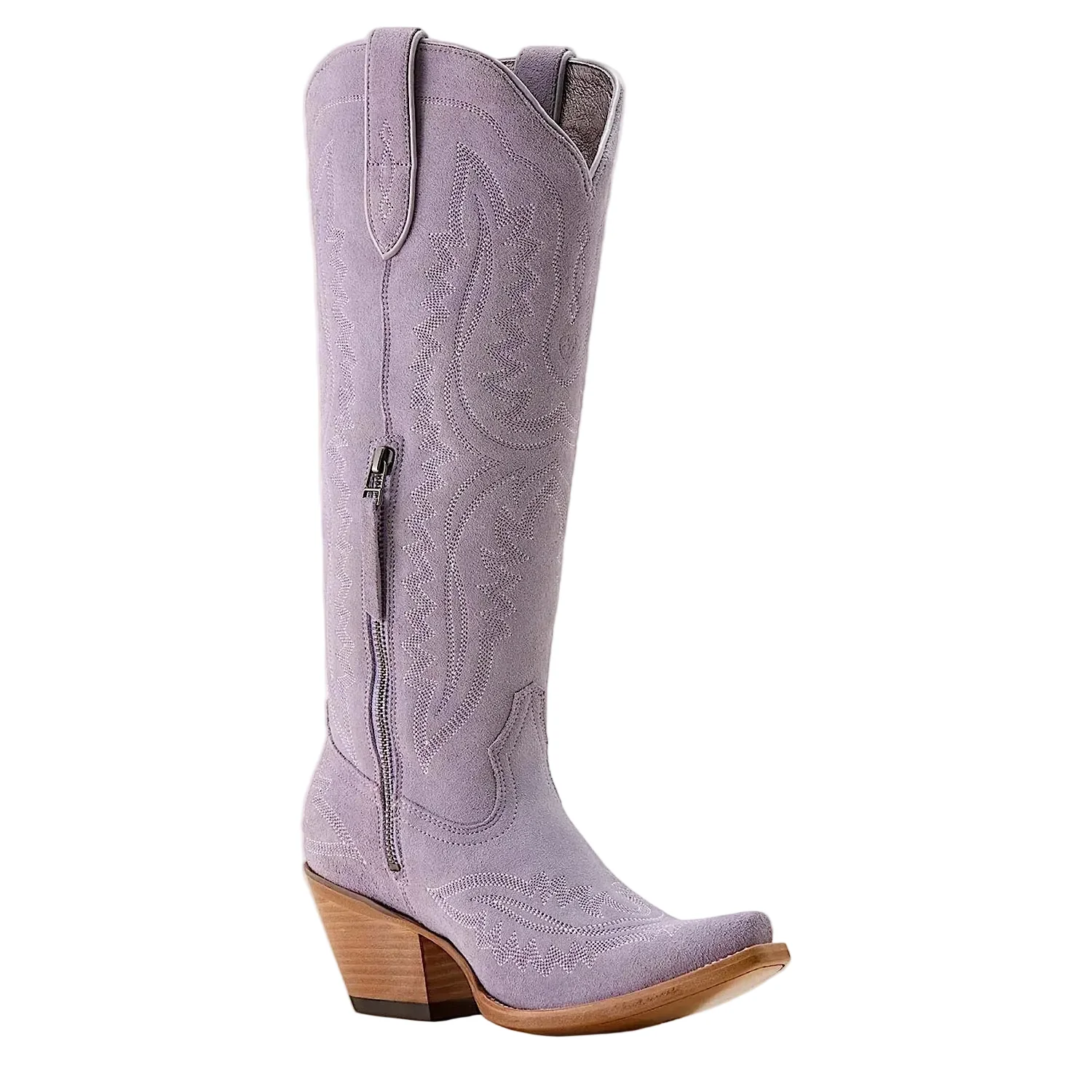 Ariat Women's Casanova Western Boot - Misty Lavender Suede - Image 4