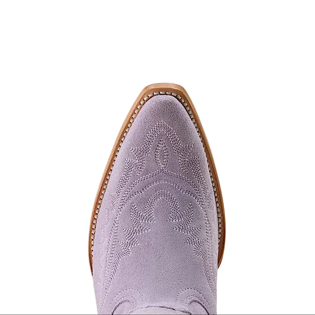 Ariat Women's Casanova Western Boot - Misty Lavender Suede - Image 7