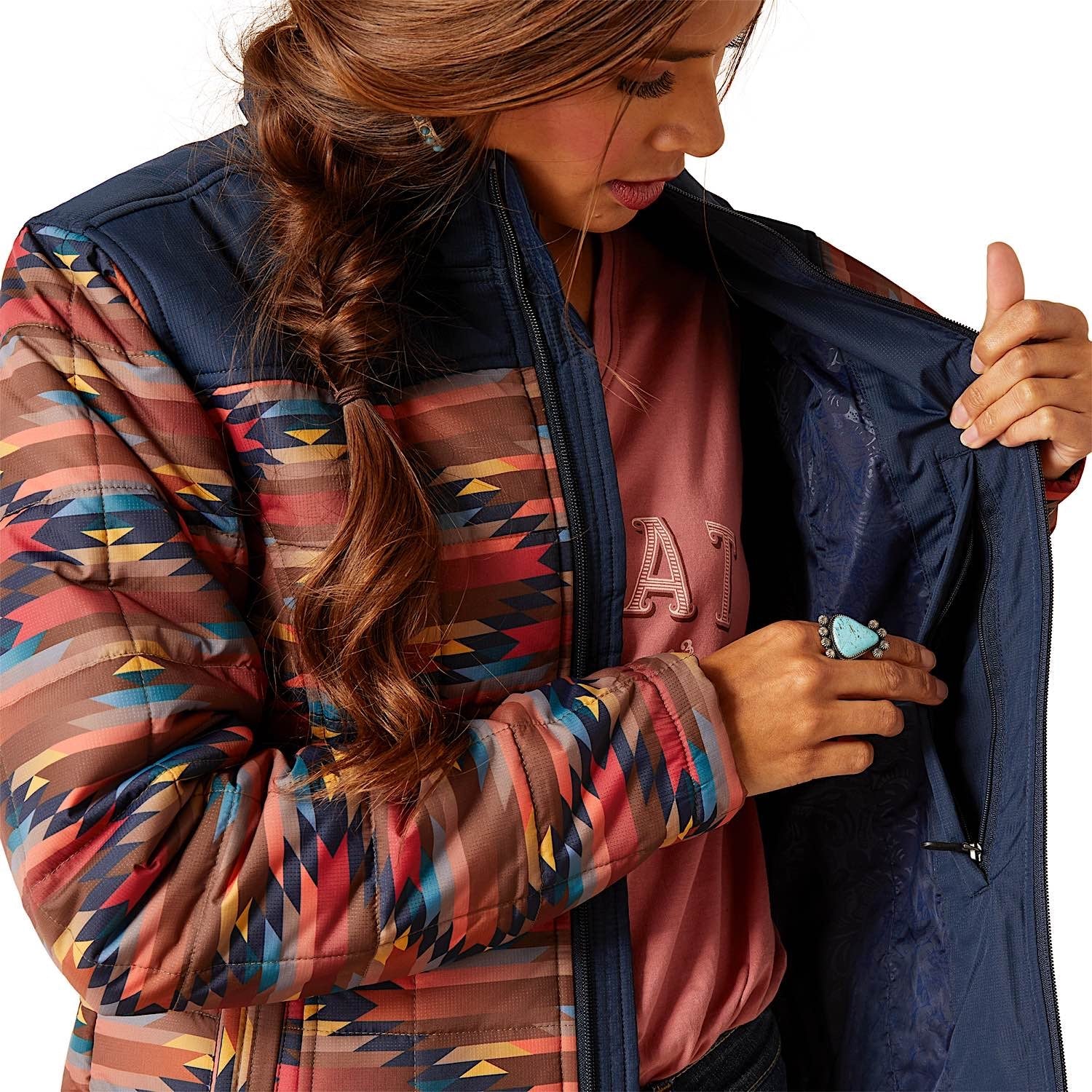 Ariat Women's Crius Insulated Jacket - Mirage Print - Image 4
