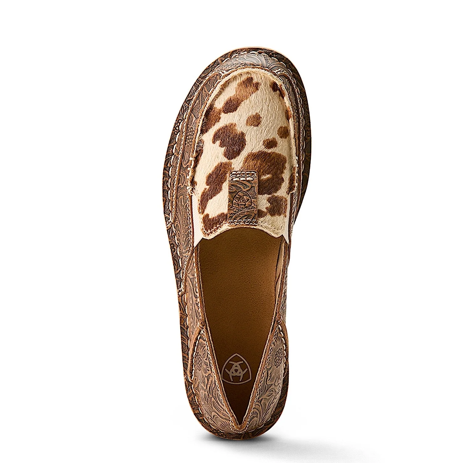 Ariat Women's Cruiser Tan Floral Emboss Tan White - Image 2