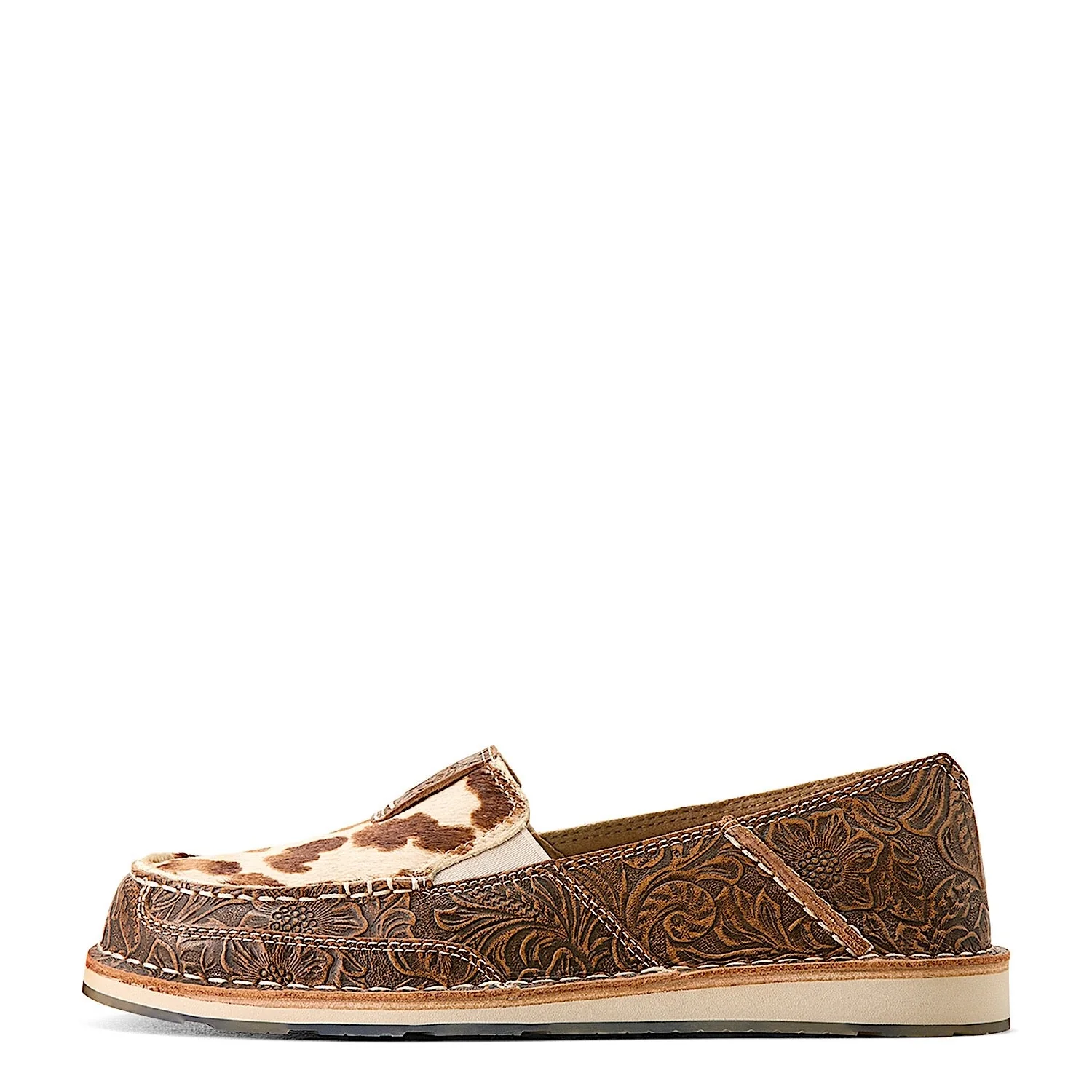 Ariat Women's Cruiser Tan Floral Emboss Tan White - Image 5