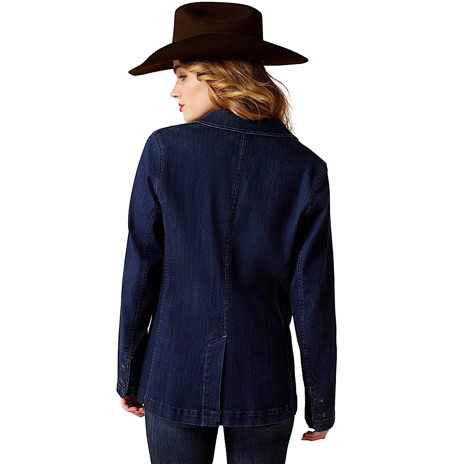 Ariat Women's Denim Blazer - Midnight - Image 2