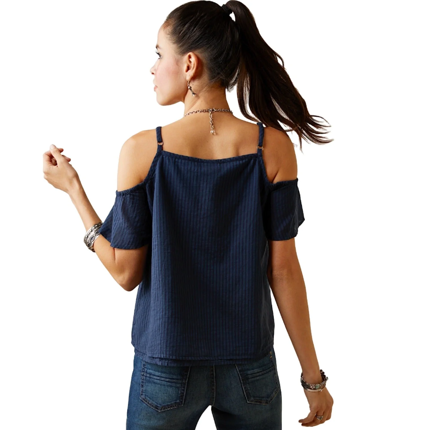 Ariat Womens Dolly Top Midnight Navy - Image 2