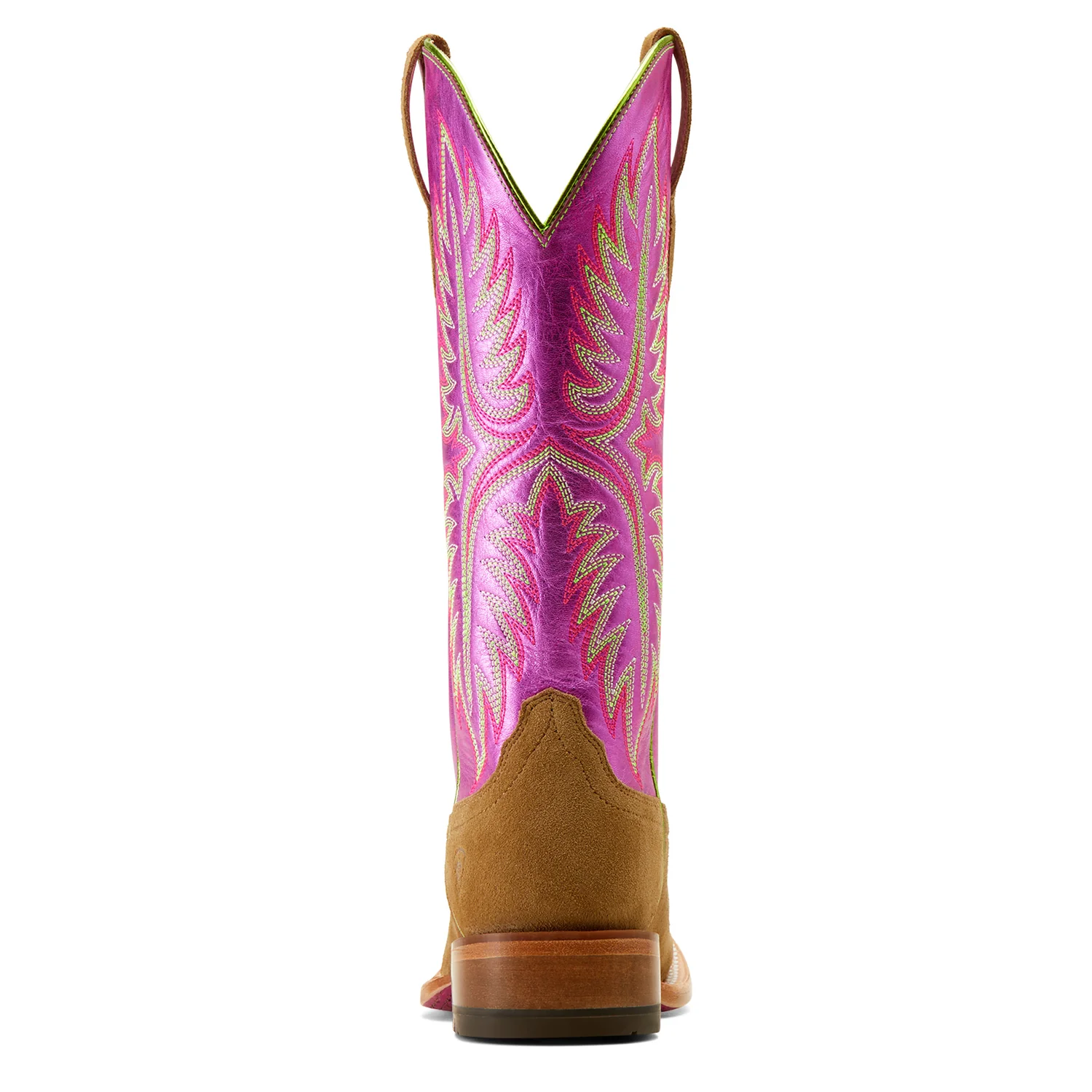 Ariat Women's Frontier Calamity Boot - Jane Dijon Roughout/Electric Raspberry - Image 2