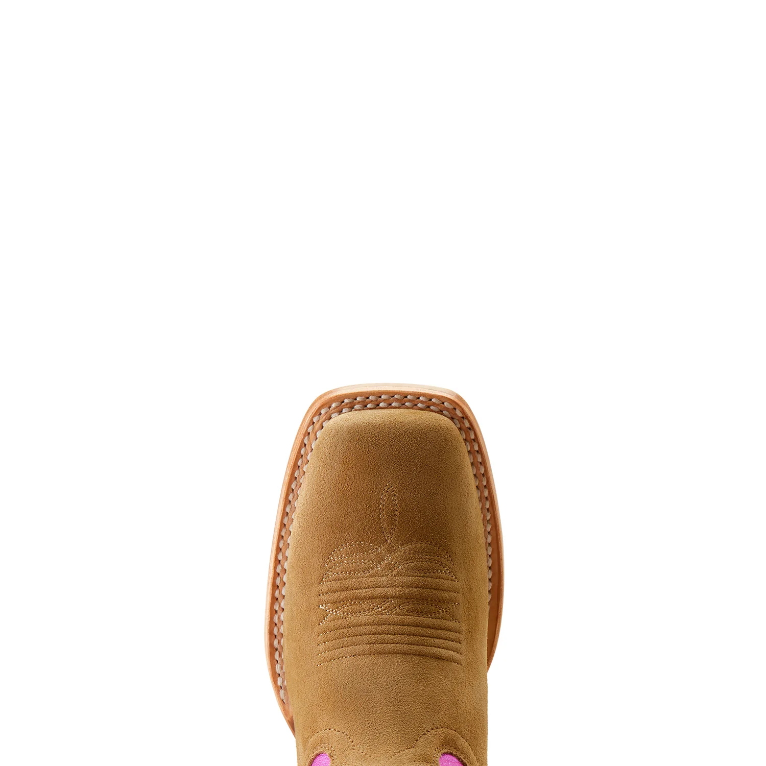 Ariat Women's Frontier Calamity Boot - Jane Dijon Roughout/Electric Raspberry - Image 7