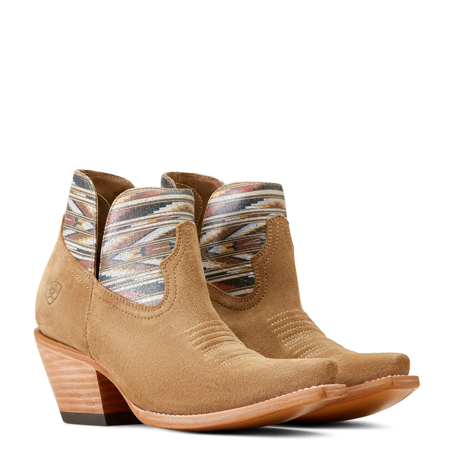 Ariat Women's Hazel Chimayo Dijon Roughout/Santa Fe Mustard - Image 3