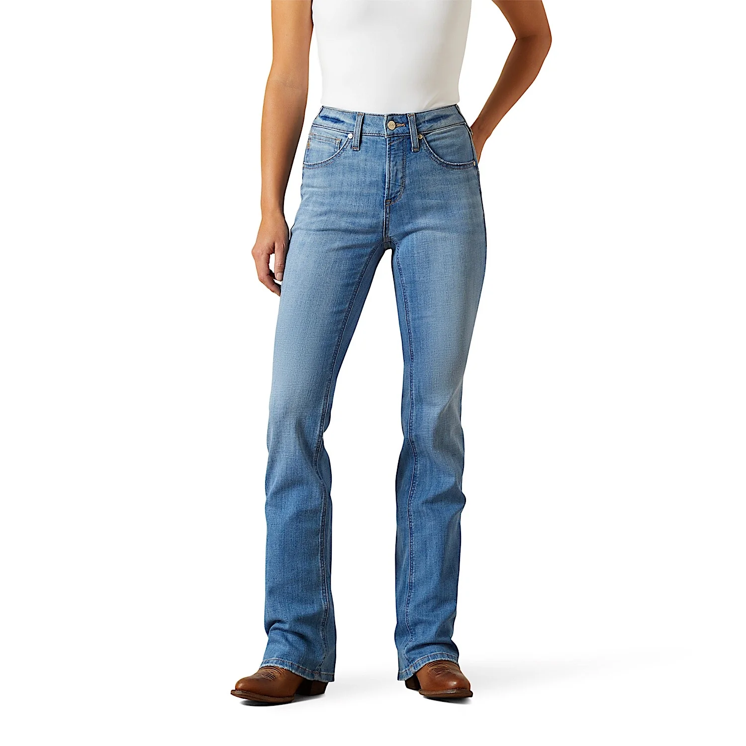 Ariat Women's High Rise Camellia Boot Cut Jeans - Glendale
